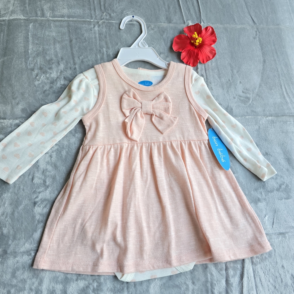 Bon Bebe Pink Casual Kids Dress
